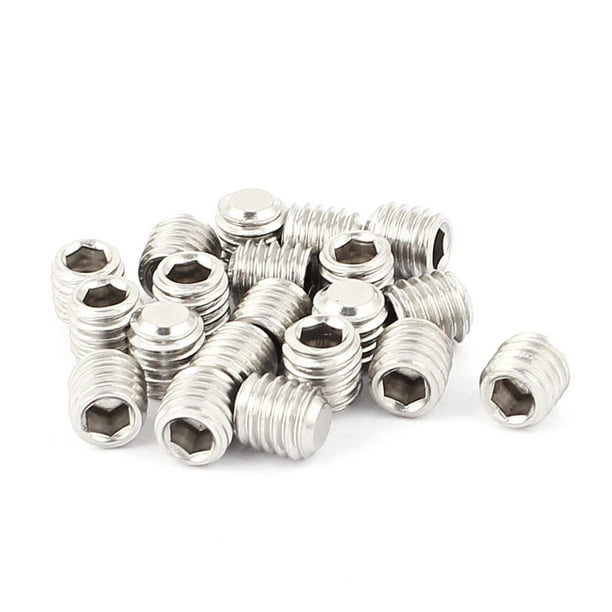 Pack of 50 5mm x 25mm M5 ZINC Plated Fully Threaded SETSCREW HEX Bolt 